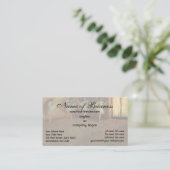 Vóór de ballet (detail) door Edgar Degas Visitekaartje (Staand voorkant)