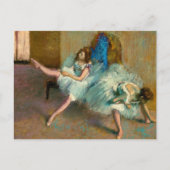 Voor de ballet door Edgar Degas Briefkaart (Voorkant)