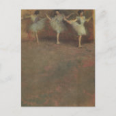 Voor de ballet van Edgar Degas, kunst Briefkaart (Voorkant)