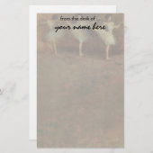 Voor de ballet van Edgar Degas,  kunst Briefpapier (Voorkant / Achterkant)