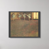 Voor de ballet van Edgar Degas,  kunst Canvas Afdruk (Voorkant)