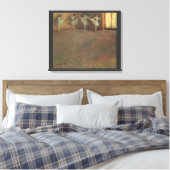 Voor de ballet van Edgar Degas,  kunst Canvas Afdruk (Insitu (Slaapkamer))