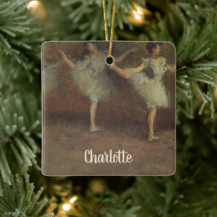 Voor de ballet van Edgar Degas,  kunst Keramisch Ornament