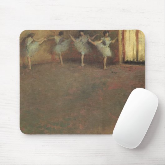 Voor de ballet van Edgar Degas,  kunst Muismat (Met muis)