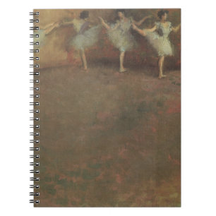 Voor de ballet van Edgar Degas,  kunst Notitieboek