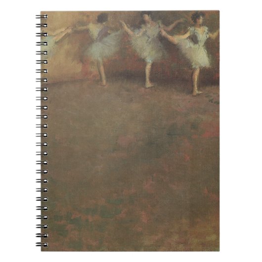Voor de ballet van Edgar Degas, kunst Notitieboek (Voorkant)