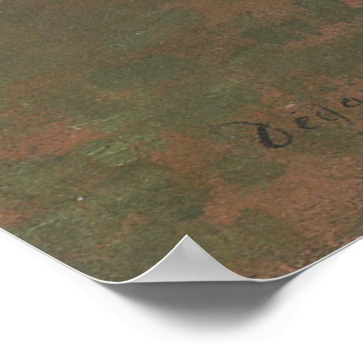 Voor de ballet van Edgar Degas,  kunst Poster (Hoek)