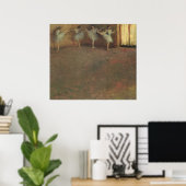 Voor de ballet van Edgar Degas,  kunst Poster (Thuiskantoor)