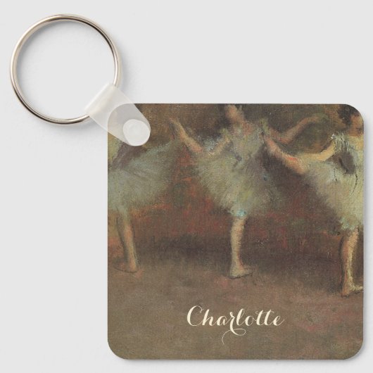 Voor de ballet van Edgar Degas,  kunst Sleutelhanger (Voorkant)