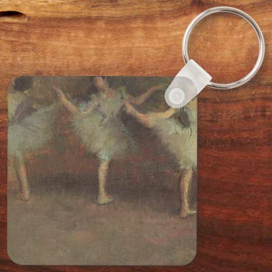 Voor de ballet van Edgar Degas,  kunst Sleutelhanger (Achterkant)