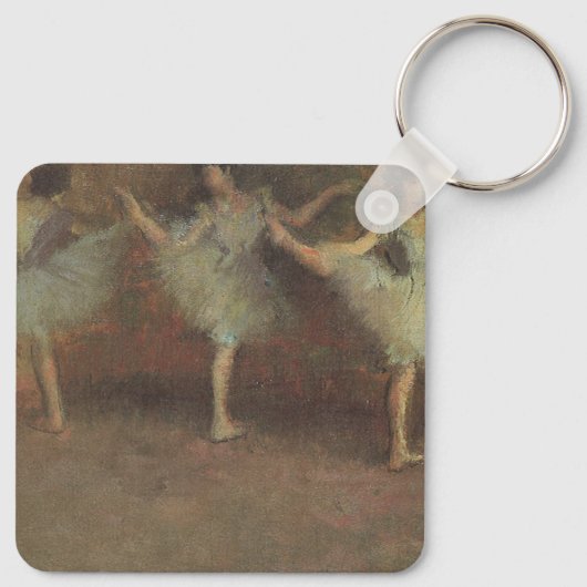 Voor de ballet van Edgar Degas,  kunst Sleutelhanger (Achterkant)