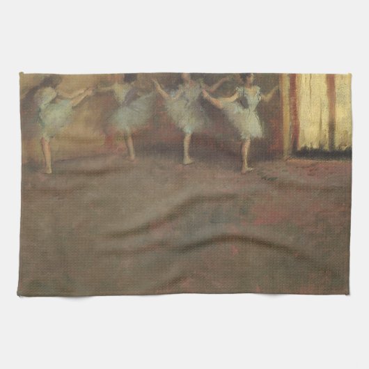 Voor de ballet van Edgar Degas,  kunst Theedoek (Horizontaal)