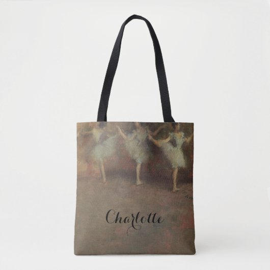 Voor de ballet van Edgar Degas,  kunst Tote Bag (Voorkant)