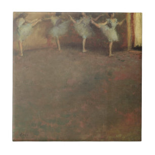 Voor de Balletvoorstelling van Edgar Degas, Vintag Tegeltje