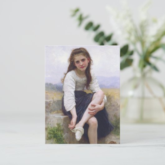 Voor de Bath van William Bougereau Briefkaart (Staand voorkant)