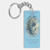 Voor de bescherming van geliefden Angel Prayer Kaa Sleutelhanger (Voorkant Links)