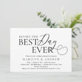 Voor de beste dag ooit, het eten van de repetitie  kaart (Staand voorkant)