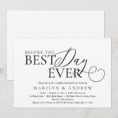 Voor de beste dag ooit, het eten van de repetitie  kaart (Voorkant / Achterkant)