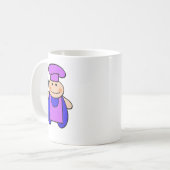 voor de beste kok! koffiemok (Voorkant links)