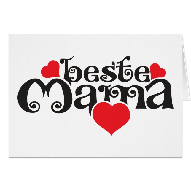 Voor de beste mama... (Voorkant Horizontaal)