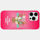 Voor de beste mama bloemen Case-Mate iPhone case (Achterkant (horizontaal))