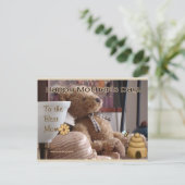 Voor de beste mama | Blue Beach Song™-Briefkaart Briefkaart (Staand voorkant)