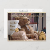 Voor de beste mama | Blue Beach Song™-Briefkaart Briefkaart (Voorkant / Achterkant)