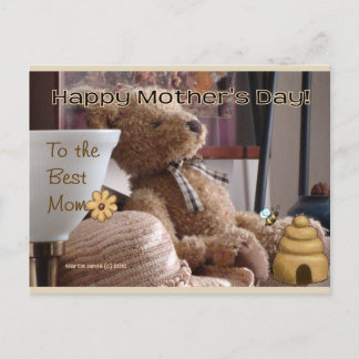 Voor de beste mama | Blue Beach Song™-Briefkaart Briefkaart