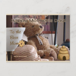 Voor de beste mama | Blue Beach Song™-Briefkaart Briefkaart