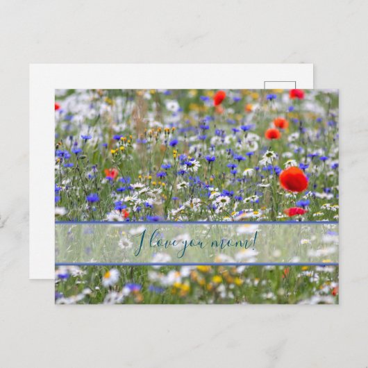 Voor de beste mama ter wereld! briefkaart (Voorkant / Achterkant)