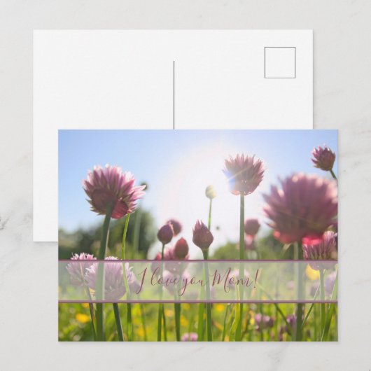 Voor de beste mama ter wereld! briefkaart (Voorkant / Achterkant)