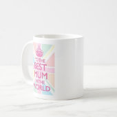 Voor de beste mama ter wereld koffiemok (Voorkant links)