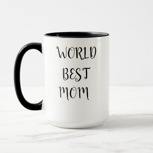 Voor de beste mama ter wereld mok (Links)
