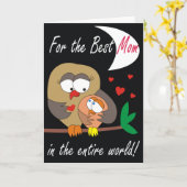 Voor de beste mama ter wereld! Mooie Kaarten (Gele Bloem)