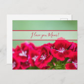 Voor de beste mama ter wereld op moederdag! briefkaart (Voorkant / Achterkant)