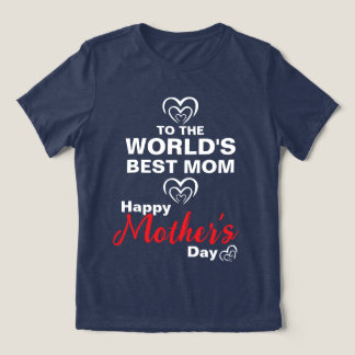 Voor de beste mama ter wereld Tri-Blend shirt