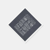 Voor de beste moeder ter wereld | Napkin Servet (Hoek)