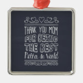 Voor de beste moeder ter wereld | ORNAMENT (Voorkant)