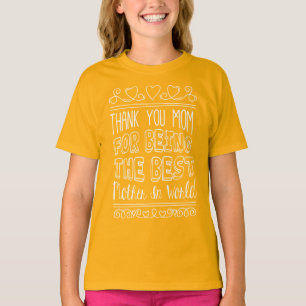 Voor de beste moeder ter wereld   SHIRT SLEEVE