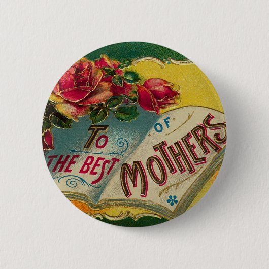 Voor de beste moeders ronde button 5,7 cm (Voorkant)