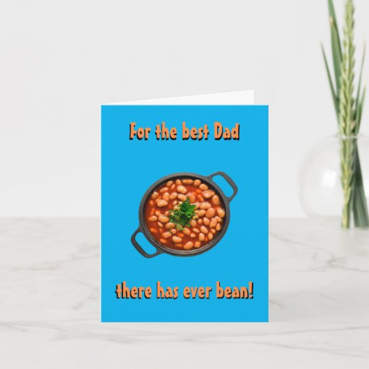 Voor de beste papa die er ooit is geweest kaart (Voorkant)
