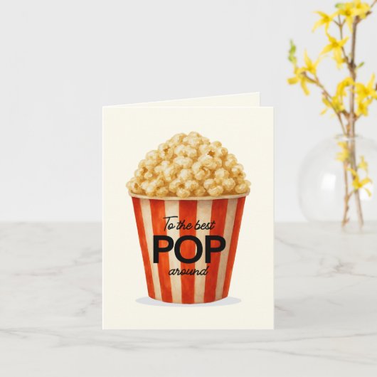 Voor de beste papa in de buurt kaart (Gele Bloem)