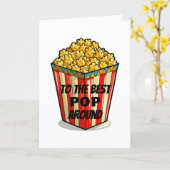Voor de beste POP in de buurt Vaderdag Kaart (Gele Bloem)