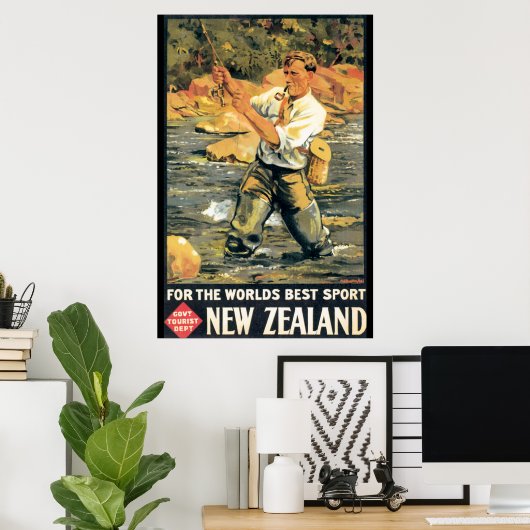 Voor de beste sport ter wereld Nieuw-Zeeland Poster (Thuiskantoor)