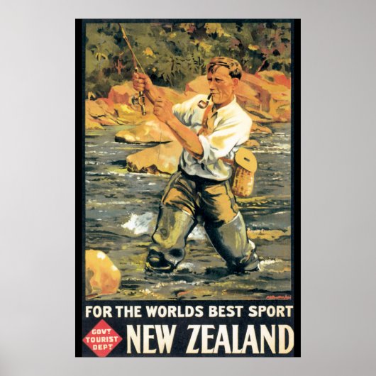 Voor de beste sport ter wereld Nieuw-Zeeland Poster (Voorkant)