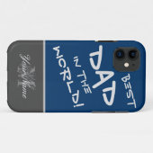 Voor de beste vader in de wereld! Case-Mate iPhone case (Achterkant (horizontaal))