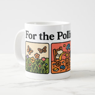 Voor de bestuivers grote koffiekop