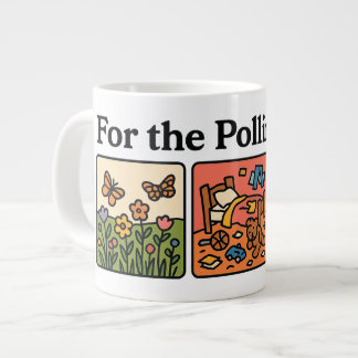 Voor de bestuivers grote koffiekop