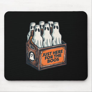 Voor de Boos Halloween 6 Pack Booze Ghost Beer Bot Muismat