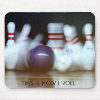 Voor de bowlers in de familie muismat
